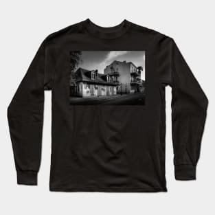 Lafitte In The Morning In Black and White Long Sleeve T-Shirt